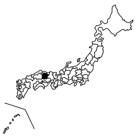 岡山県の場所を示す画像5