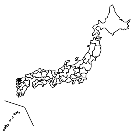 佐賀県の場所を示す画像5