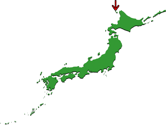 礼文島の位置を示す画像3