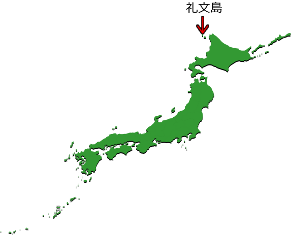 礼文島の位置を示す画像4