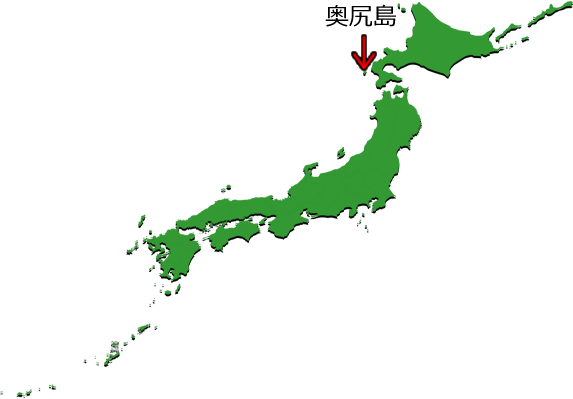 奥尻島の位置を示す画像4