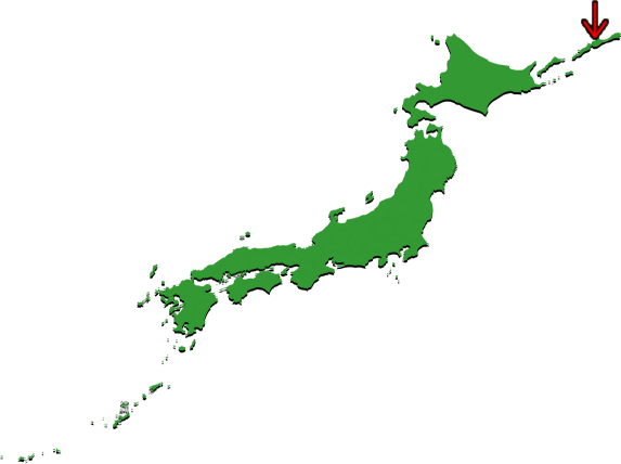 択捉島の位置を示す画像3