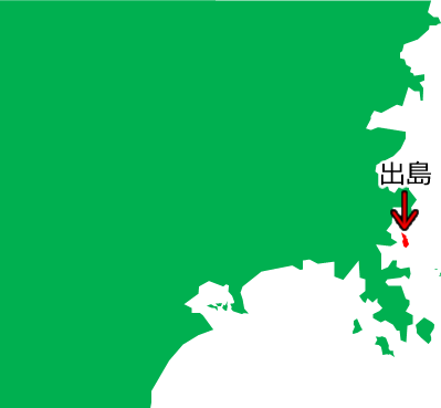 出島の位置を示す画像5