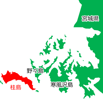 桂島の位置を示す画像6