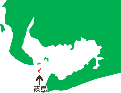 篠島の位置を示す画像5