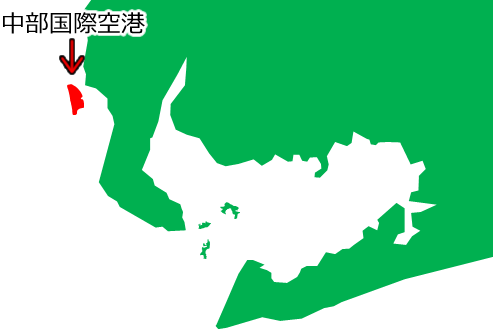 中部国際空港の位置を示す画像5