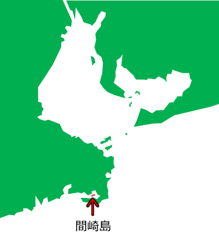 間崎島の位置を示す画像5