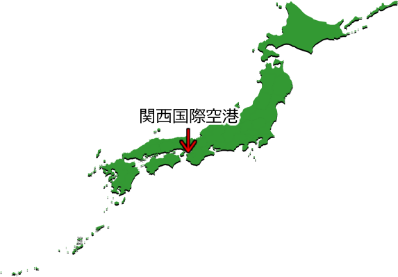 関西国際空港の位置を示す画像4