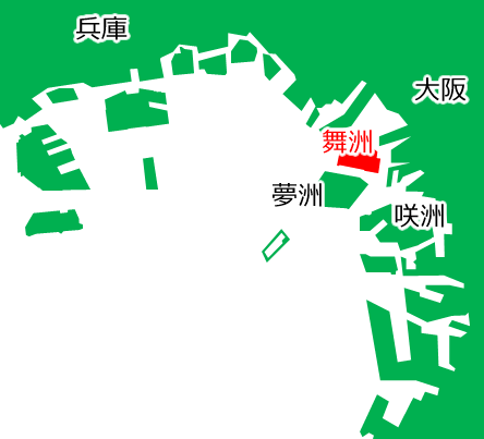 舞洲の位置を示す画像6