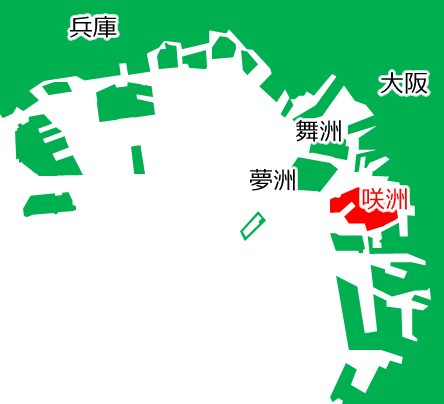 咲洲の位置を示す画像6
