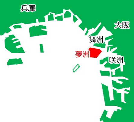 夢洲の位置を示す画像6