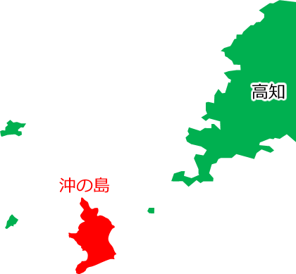 沖の島の位置を示す画像6