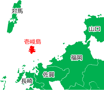 壱岐島の位置を示す画像6