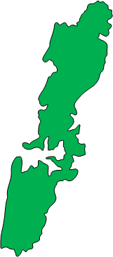 対馬島の位置を示す画像1