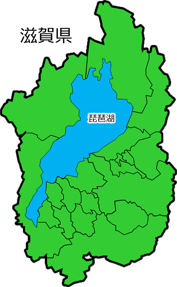 琵琶湖の位置を示す画像6