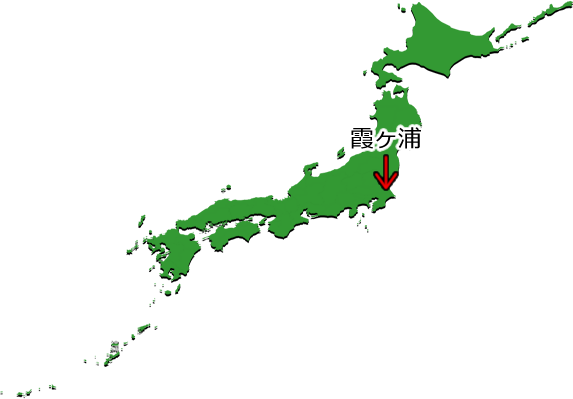 霞ヶ浦の位置を示す画像4