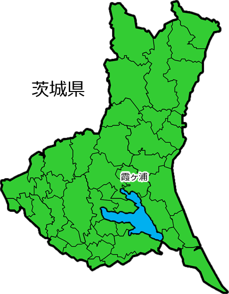 霞ヶ浦の位置を示す画像6