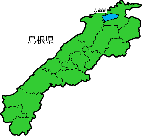宍道湖の位置を示す画像6