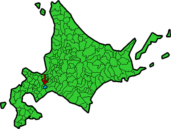 支笏湖の位置を示す画像5