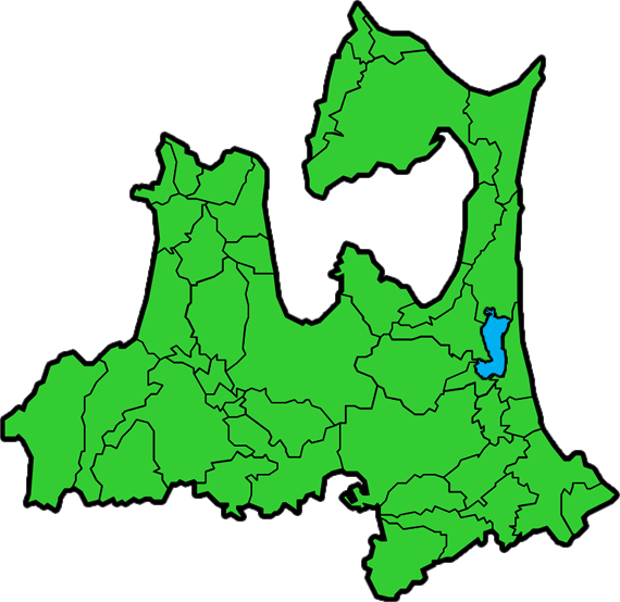 小川原湖の位置を示す画像5