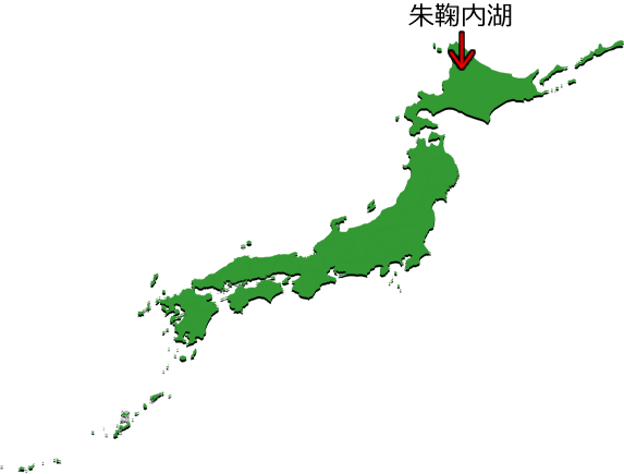 朱鞠内湖の位置を示す画像4