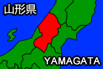 山形県の地図画像