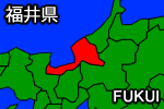 福井県の地図画像