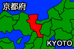京都府の地図画像