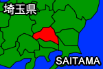 埼玉県の地図画像